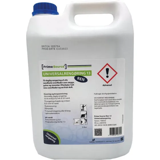 PrimeSource Ren 13 universalrengøring 5 L (parfume, blå)