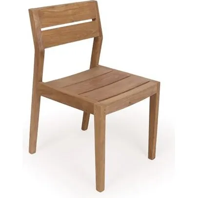 Murcia Teak Havestol uden armlæn – kerneteak, 82 cm