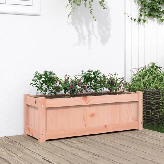Plantekasse i massivt douglasgran 90x31x31 cm