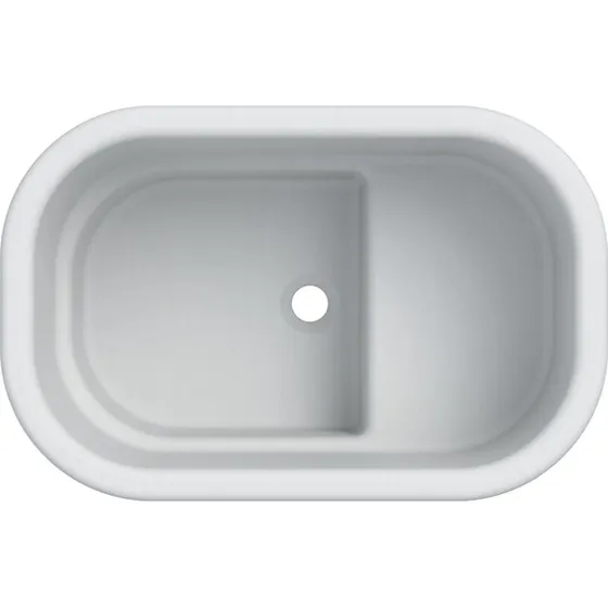 Geberit Bambini siddebadekar 63 l 71,5×46,5×39,5 cm – Alpin-hvid