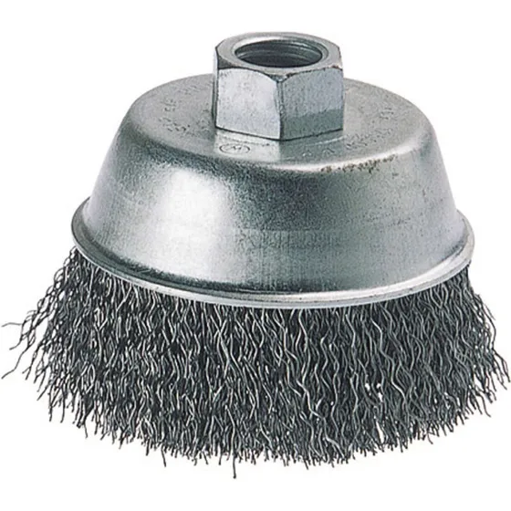 WOLFCRAFT Kopbørste stål M14 Ø60 mm