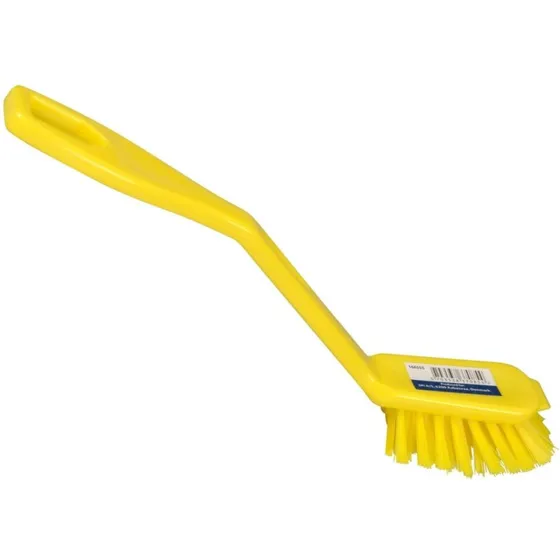 Generisk Opvaskebørste 23,5 cm gul - 10 stk