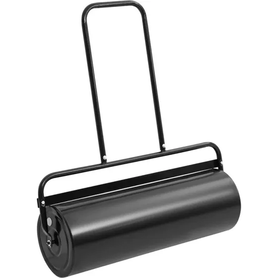 Havetromle 63 L skubbemodel i jern og stl  sort