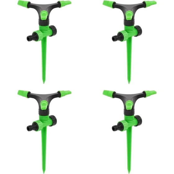 Roterende sprinklere 4 stk. 16x13,5x25,5 cm (grn/sort)