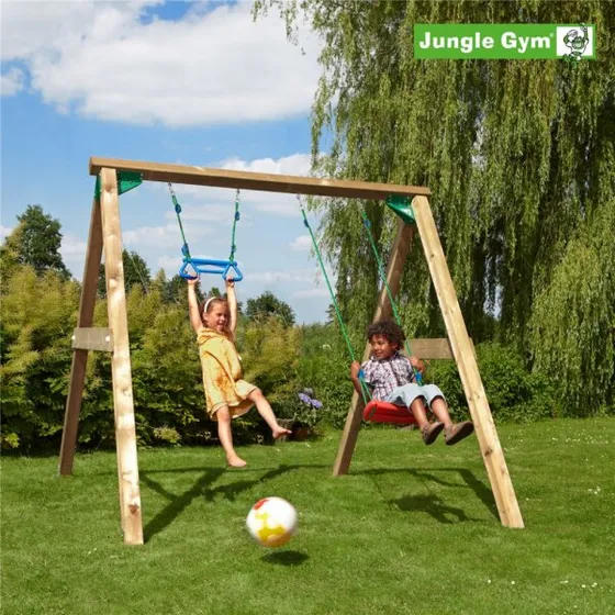 Jungle Gym gyngestativ Swing 240x240x221 cm med gynge & trapez