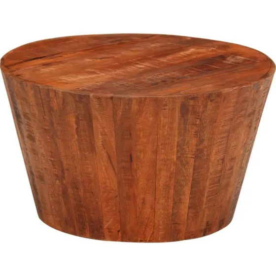 Sofabord 52x30 cm i massivt ru mangotr