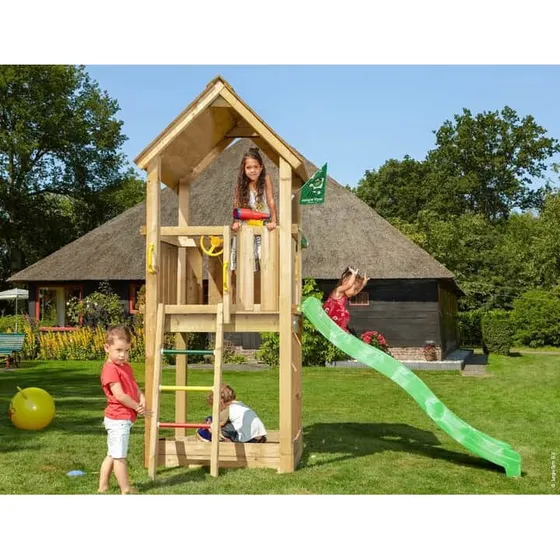 Jungle Gym Club legetårn med rutsjebane