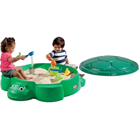 Little Tikes skildpadde-sandkasse 110×98×30 cm