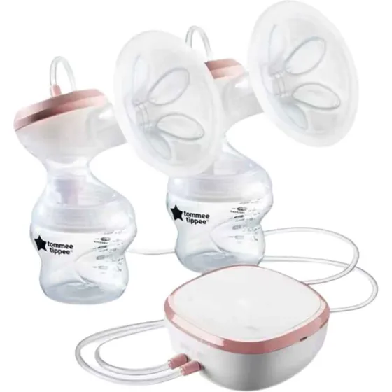 Tommee Tippee Made for Me Dobbelt Elektrisk Brystpumpe, Hvid