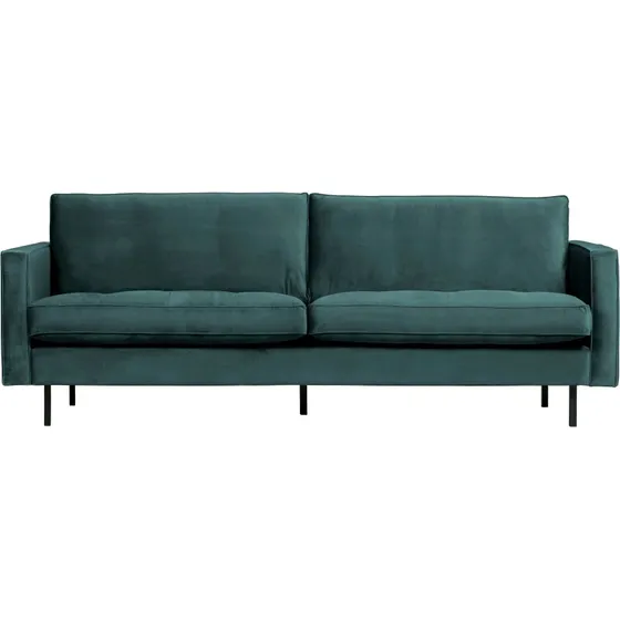 BePureHome Rodeo 2,5-pers Sofa Velour - Blue