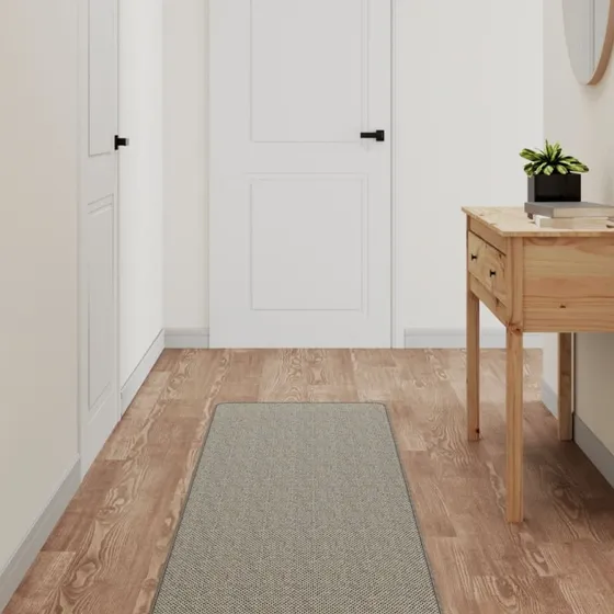 Tæppeløber 50x300 cm sisallook platina