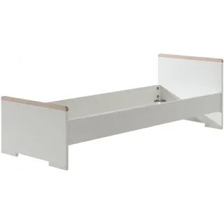 London enkeltseng 90x200, hvid