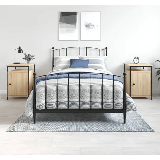 Sengeborde 2 stk. 40x42x60 cm – Sonoma eg