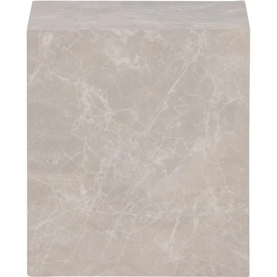 Venture Home York høj hjørnebord 40x40 cm - Beige