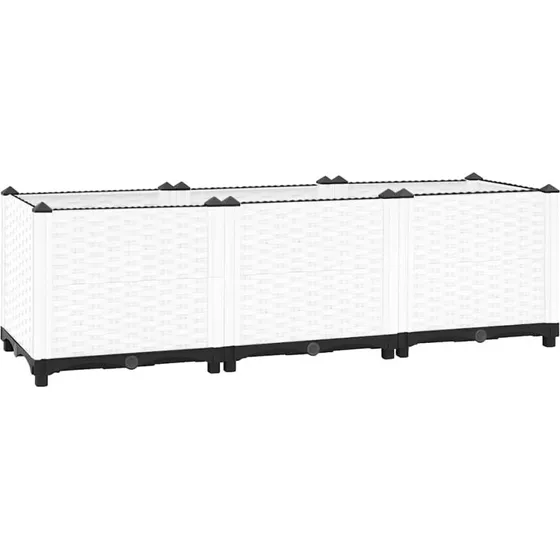 Højbed i polypropylen 120×40×38 cm – let og robust