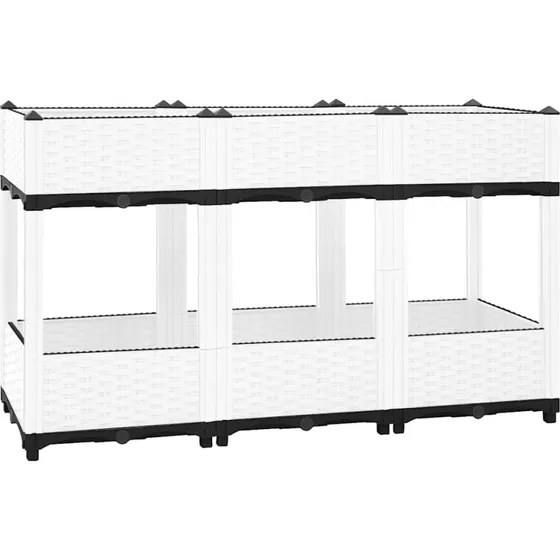 Højbed 120x40x71 cm i polypropylen - robust og let