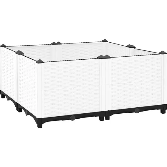 Højbed 80x80x38 cm i polypropylen – robust plantekasse