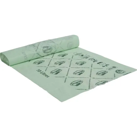 Abena Bioposer 10 L transparent grøn 43x45 cm – 20 ruller á25