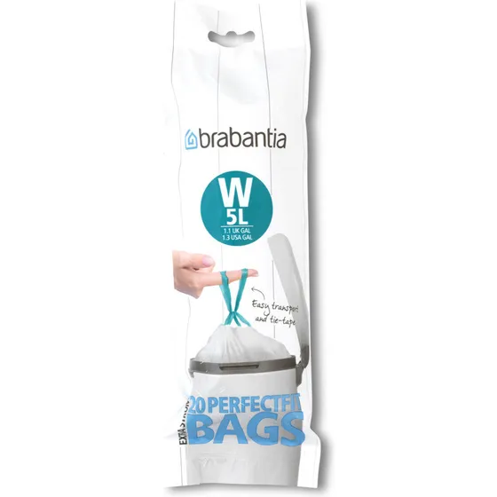 Brabantia affaldspose hvid 5 liter