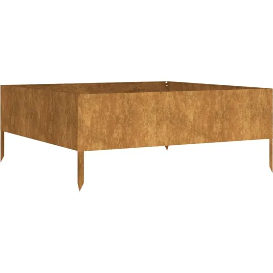 Hjbed i cortenstl 10010041 cm