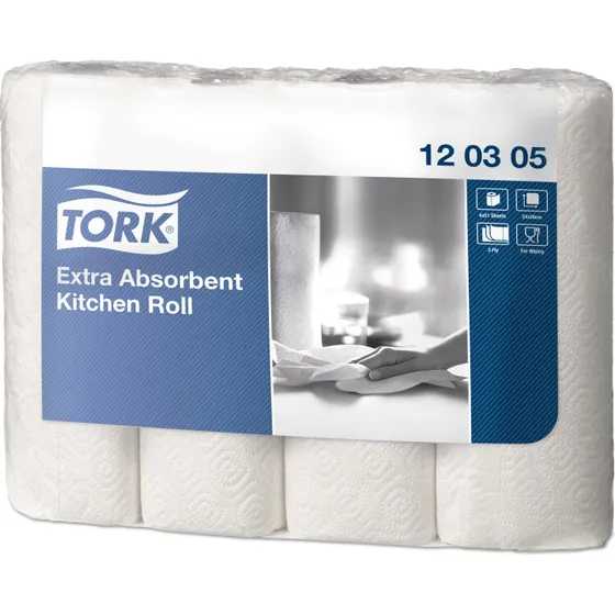 Tork Køkkenrulle Ekstra Soft 3-lags 120305, 48 rl.