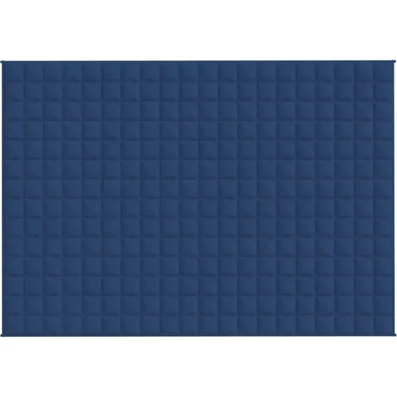 Tyngdetæppe 140x200 cm, 6 kg – Blåt stof