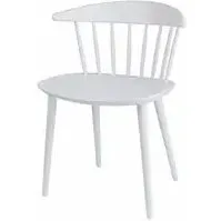 Hay J104 stol i hvid, bøg (B57 x D47 x H73/44,5 cm)