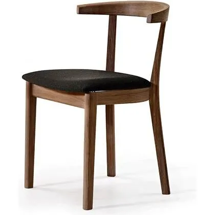 Skovby SM52 spisebordsstol - massiv valnød, læder