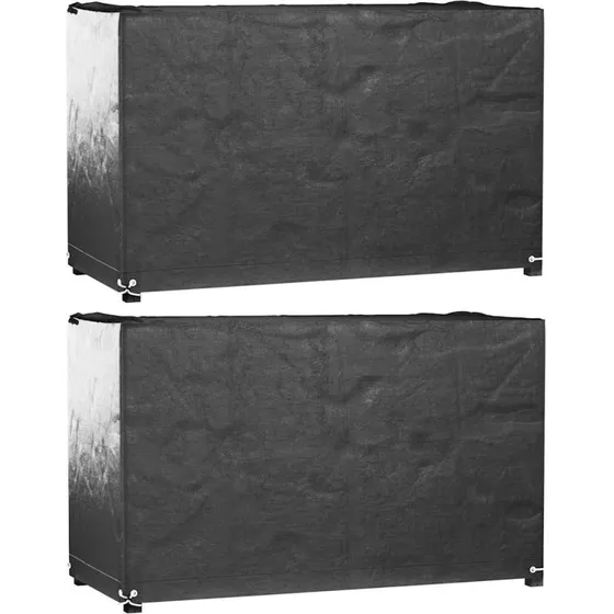 Havemøbelovertræk 2 stk. 170x94x70 cm, 8 øjer