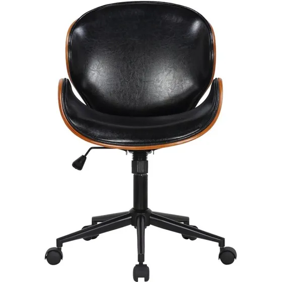 House of Sander Rind kontorstol, mørkt træ/sort