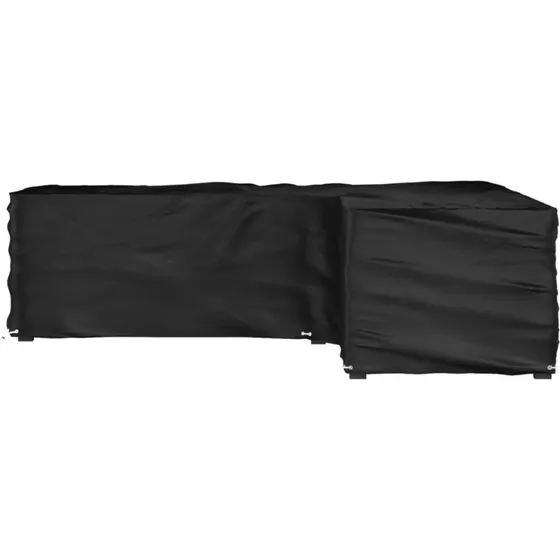 L-formet havemøbelovertræk 250x250x70 cm, 16 øjer