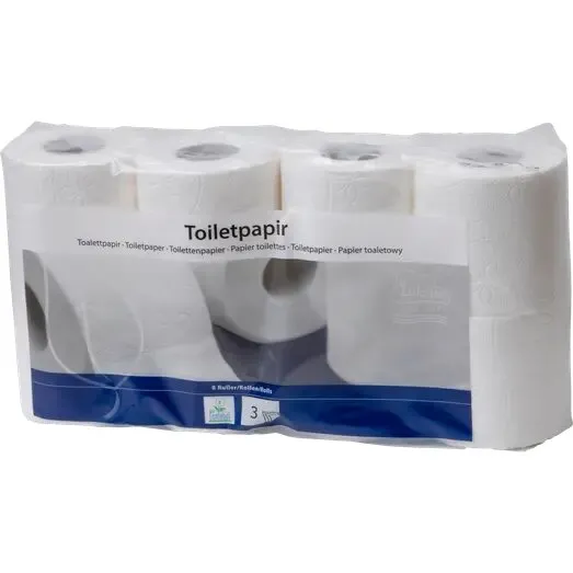 Dansk Papir Industri Toiletpapir 3-lags 18m x 9,5cm - 64 ruller