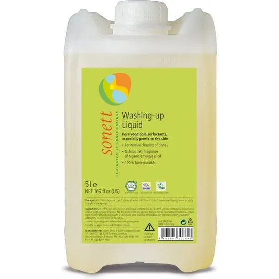 Sonett Opvaskemiddel Citron 5 L