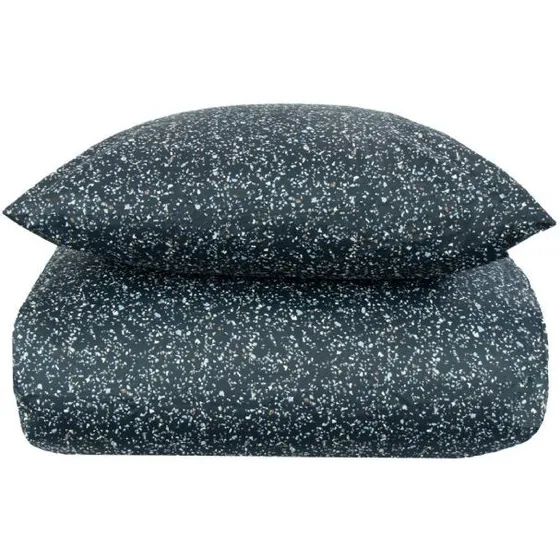 By Night Marble Blue sengetøj 200x220 cm - Bomuldssatin