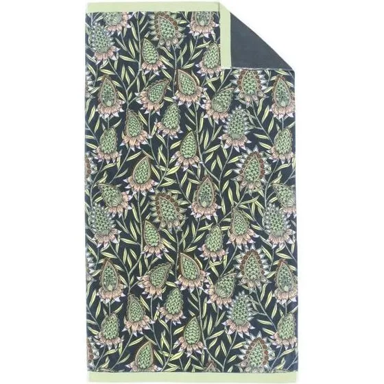 Essenza Fela strandhåndklæde 100x180 cm - Sloe Blue