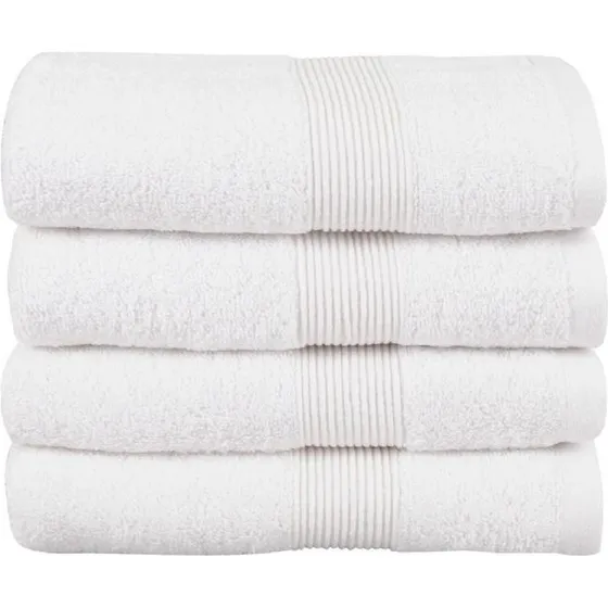 Premium By Borg Økologisk håndklæde 50x100 cm - Hvid