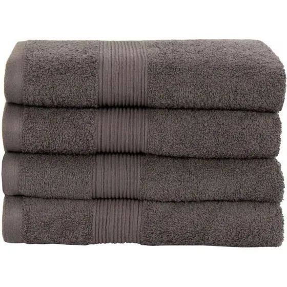 Nordstrand Home Håndklæde 50x100 cm, Grå - 100% bomuld 500 g/m²