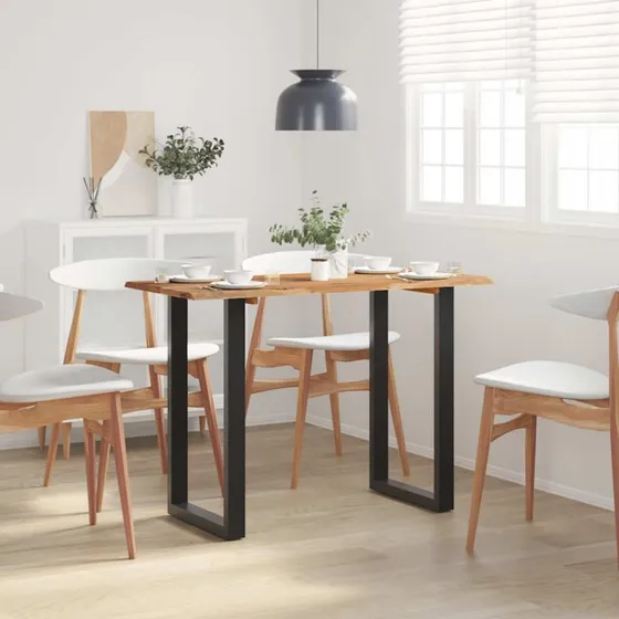 Spisebord i massivt akacietræ 110x50x76 cm