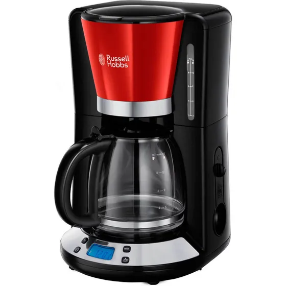 Russell Hobbs Colours Plus+ Filterkaffemaskine 1,25 L, Rød