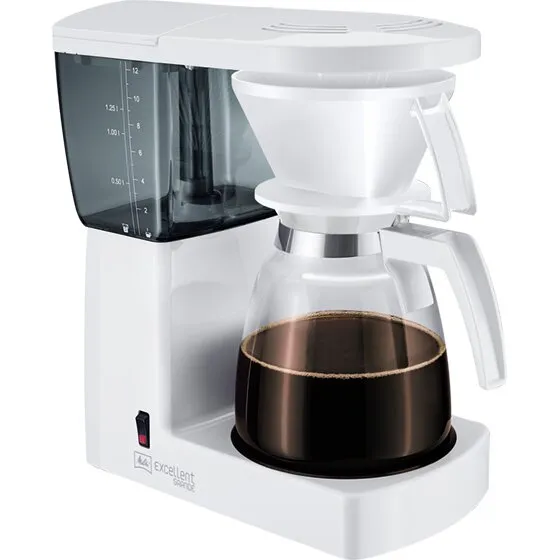 Melitta Excellent Grande 3.0 12-kops kaffemaskine - hvid
