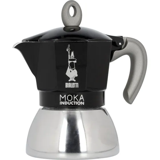 Bialetti New Moka Induction 4tz, sort