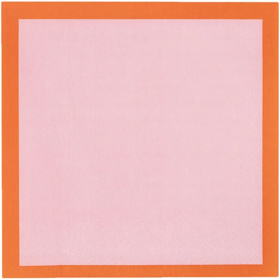 Iittala Play papirservietter 33x33 cm - pink/orange
