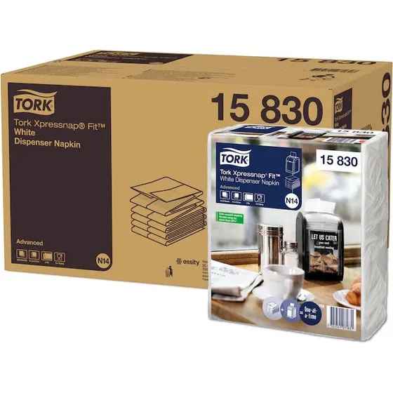 Tork N14 Xpressnap serviet 213x165 mm 2-lag 120 stk