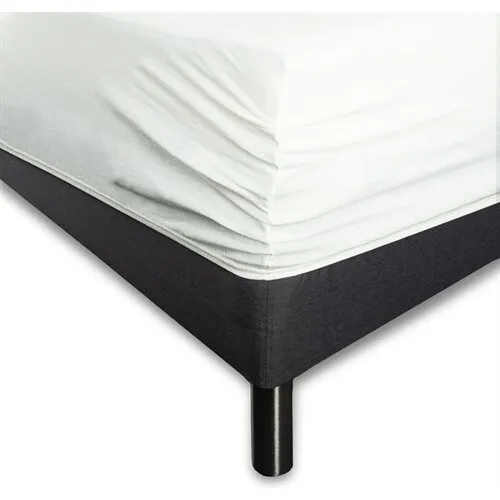 IN Style Stræklagen 90x200x35/45 cm – Hvid jerseylagen