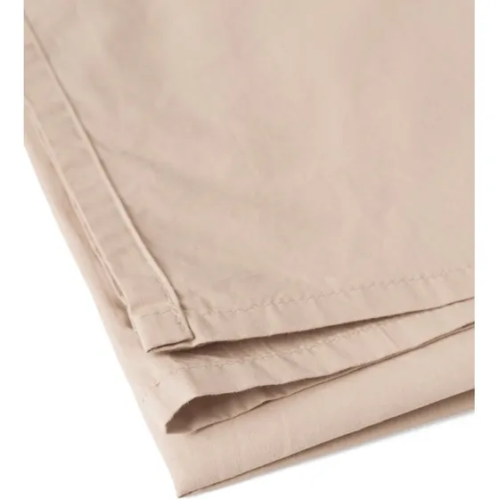 Dobbelt lagen 260x260 cm – Beige, økologisk bomuldspercale