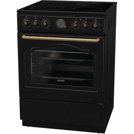 Gorenje GECS6B70CLB fritstående el-komfur, sort (keramisk)