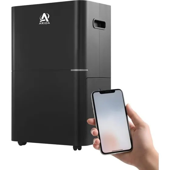 Arida Desert affugter og luftrenser, appstyring, 20 l/døgn, 150 m²