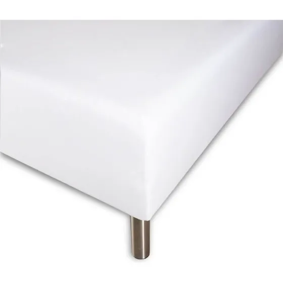 Nordstrand Home faconlagen 140x200 cm - 100% bomuld, hvid