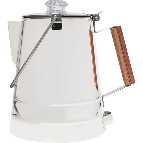 COLETTI Butte camping kaffekande 14-kop, rustfrit stål