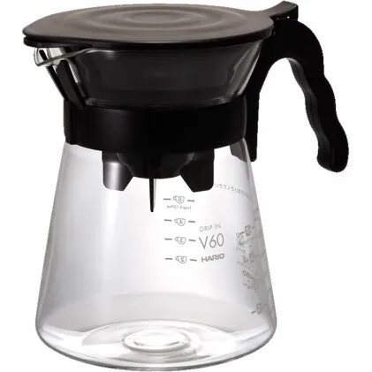 Hario V60-02 Drip-In Server 0,7 L (sort låg)